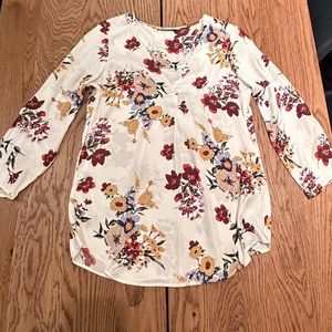 Satin blouse long sleeve